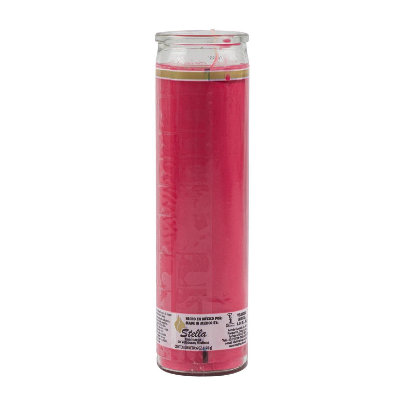 CANDLE DAKAR PINK PLAIN12 CT
