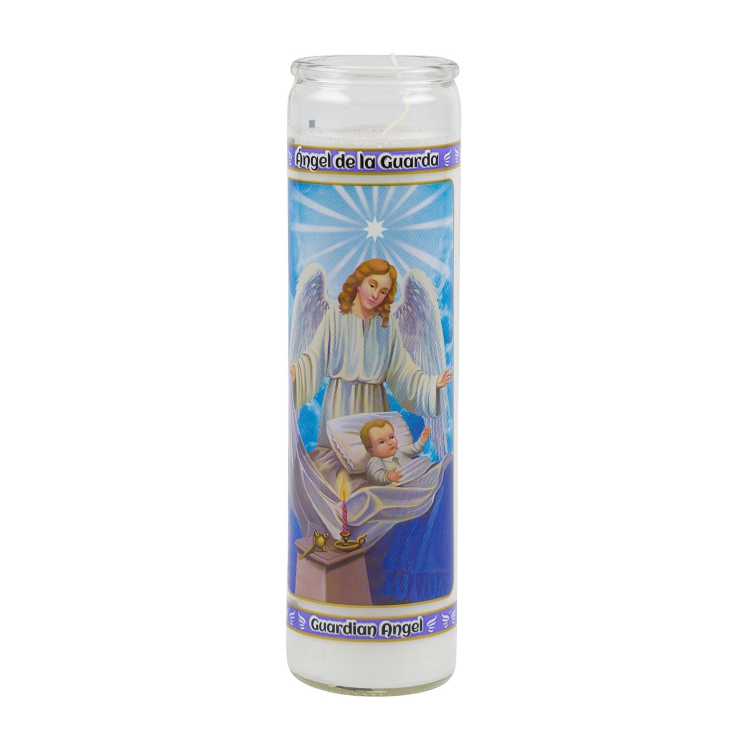 CANDLE BRILUX ANGEL DE LA GUARDA CILINDRO 12 CT