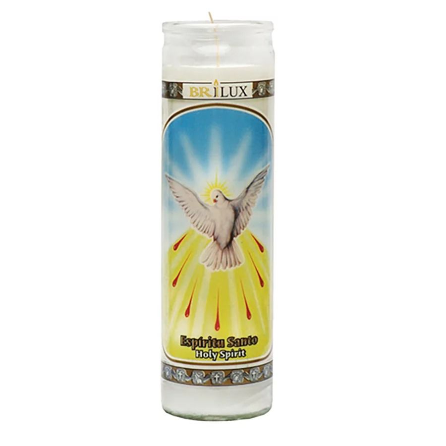 CANDLE BRILUX ESPIRITU SANTO  12 CT