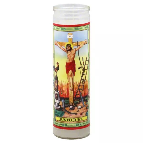 CANDLE BRILUX JUSTO JUEZ  WHITE 12 CT