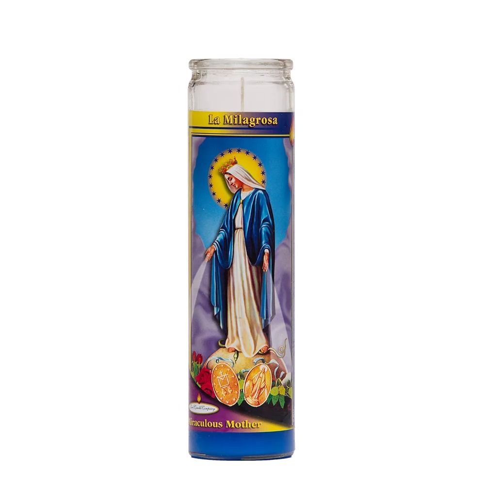 CANDLE BRILUX MARIA MILAGROSA  12 CT