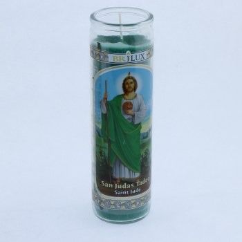 CANDLE BRI/DAK SAN JUDAS TADEO GREEN 12 CT