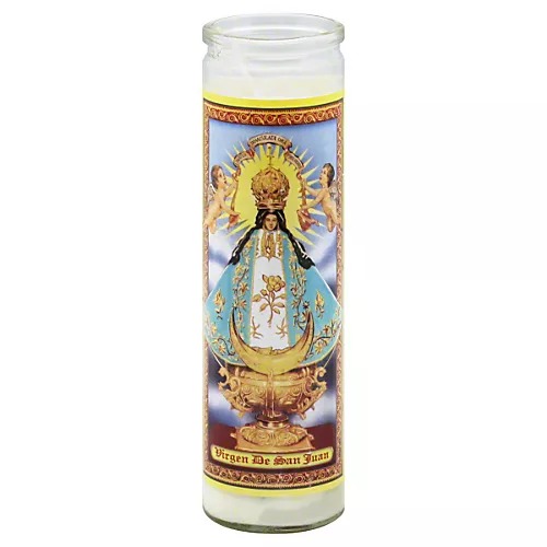 CANDLE BRI/DAK VIRGEN SAN JUAN DE LOS LAGOS  12 CT