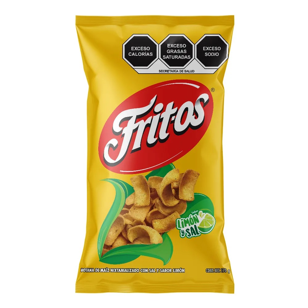 SABRITAS FRITOS SAL Y LIMON 1/170GR (20)