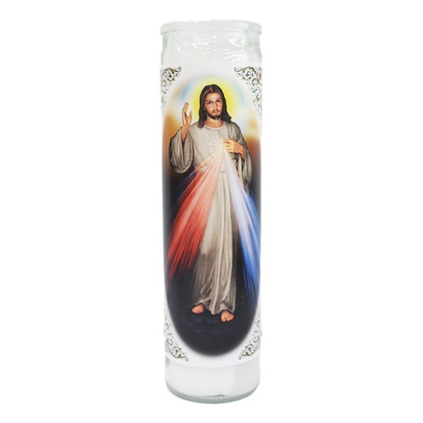 CANDLE BRILUX SEÑOR MISERICORDIA CILINDRO  12 CT