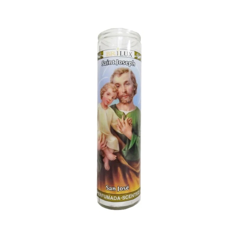 CANDLE BRILUX DOBLE SANTOS  12 CT