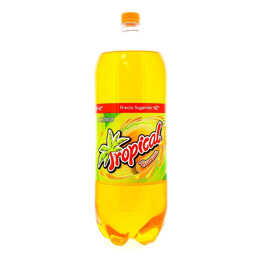 SODA TROPICAL BANANA 6/3 LITROS