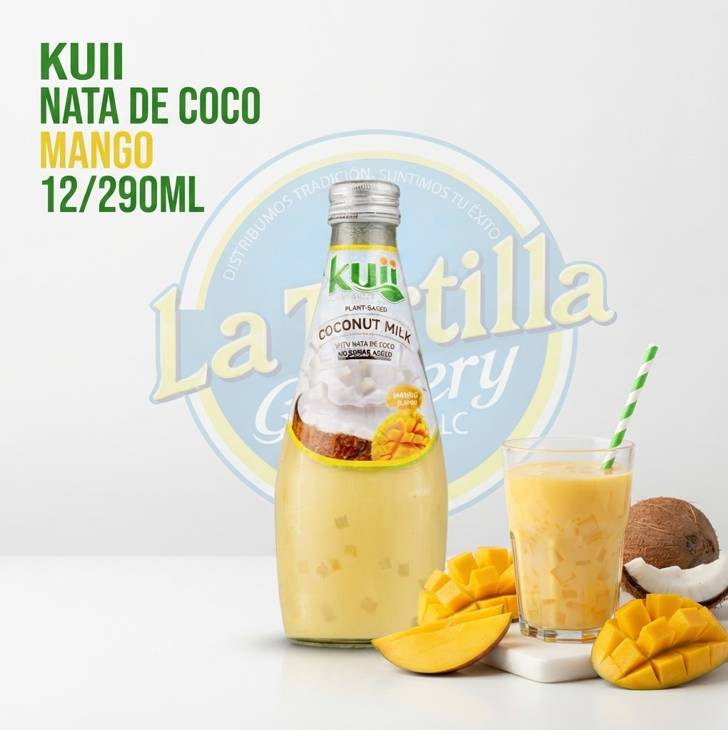 KUII NATA DE COCO MANGO12/290ML