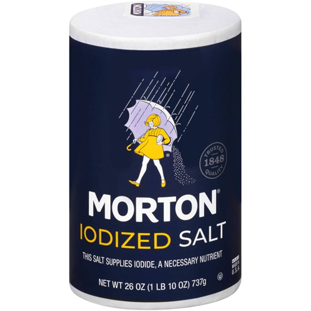 MORTON IODIZED SALT 24/26OZ