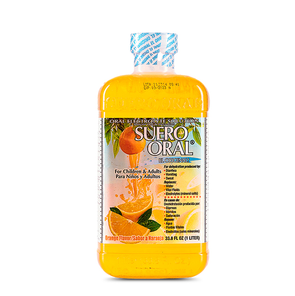 SUERO ORAL NARANJA 8/1 LT