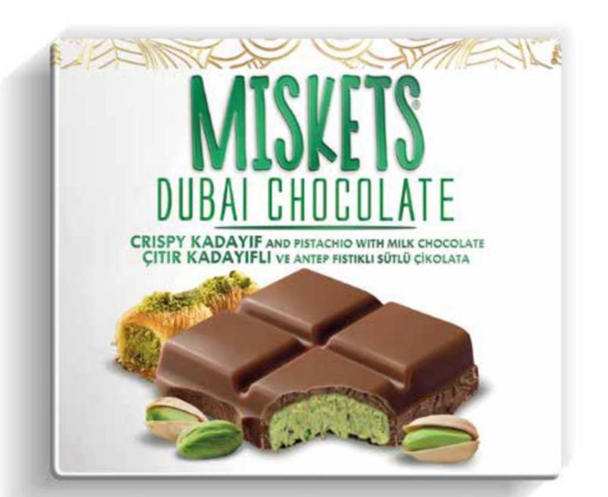 CCH MISKETS DUBAI CHOCOLATE AND PISTACHO 1/12 UNITS 100 GR