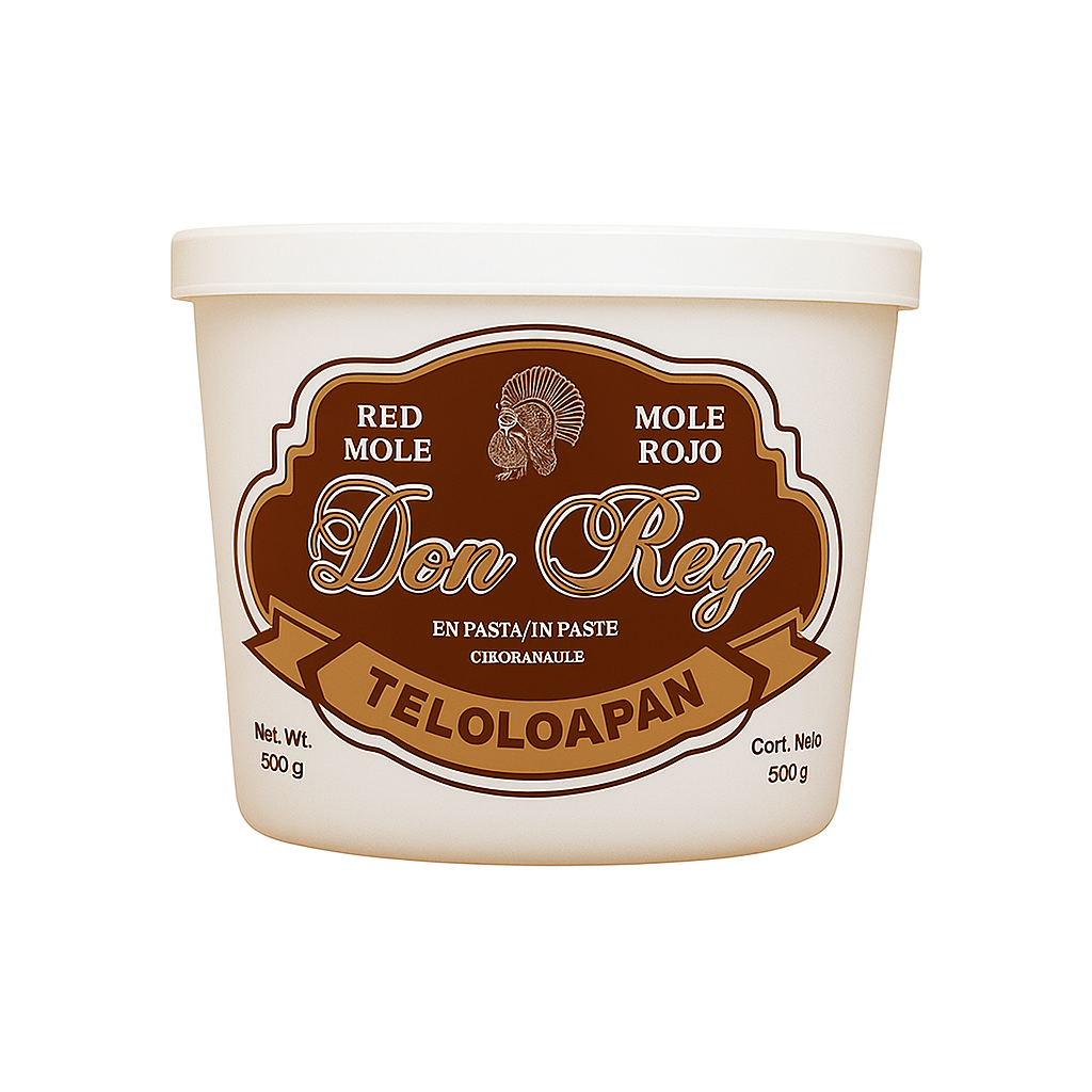 DON REY MOLE ROJO TELOLOAPAN 24/1LB (1/2 KILO)