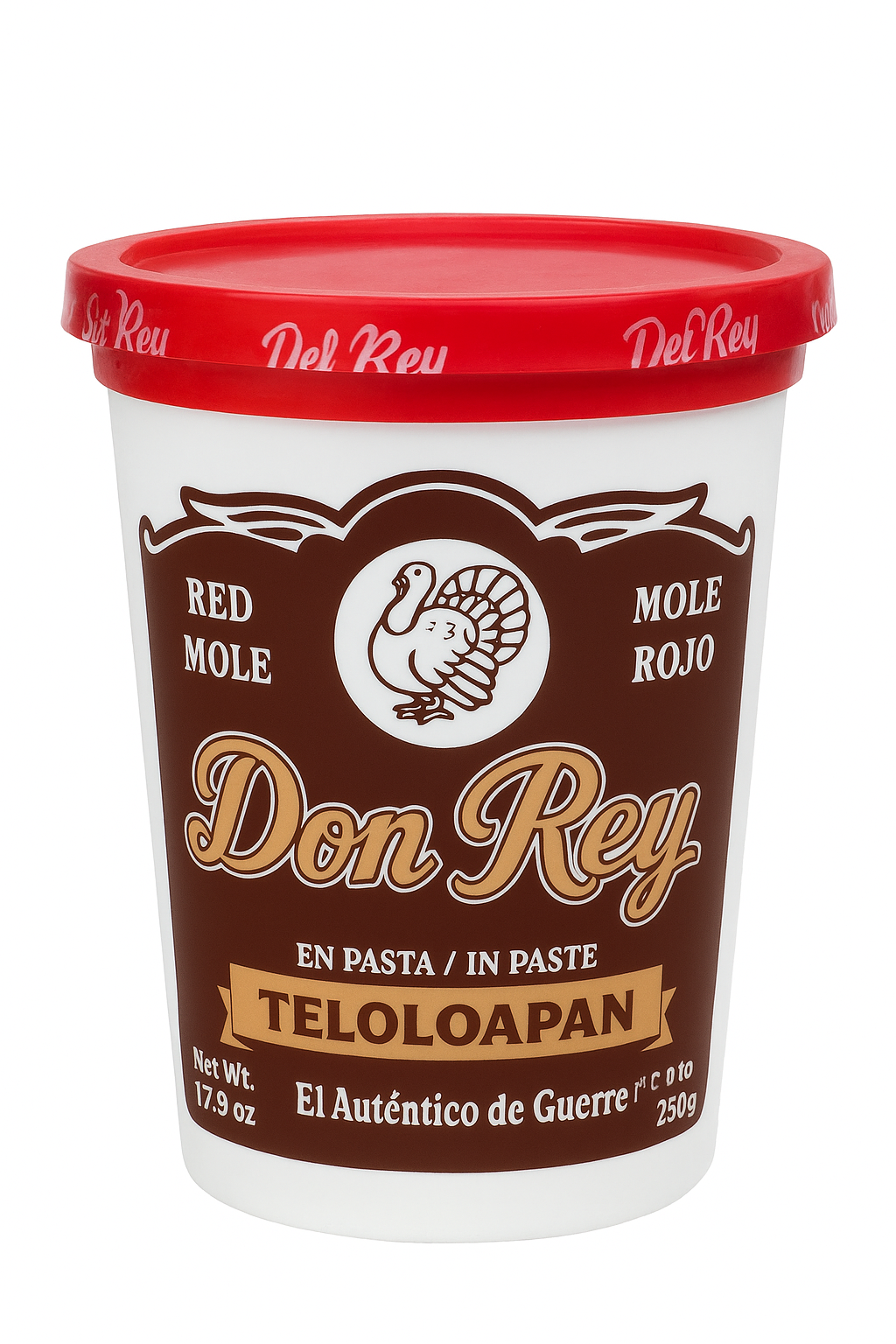DON REY MOLE ROJO TELEOLOPAN 36/250GR (1/4 KILO)
