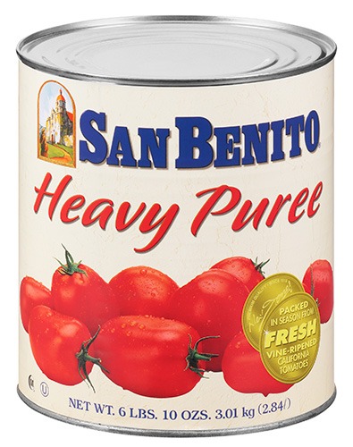 FS SAN BENITO HEAVY TOMATO PUREE 6 LB, 102 oz.