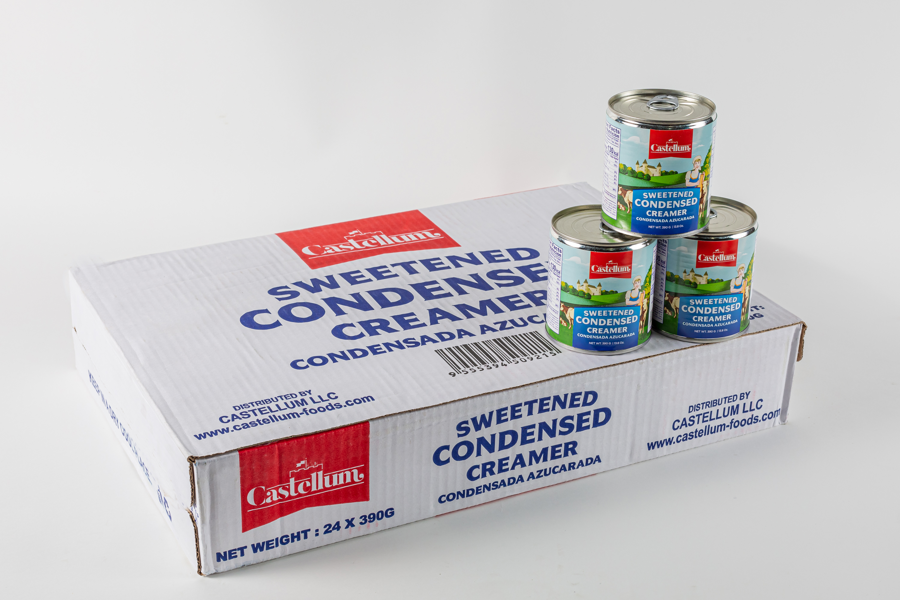 CASTELLUM SWEETENED CONDENSED MILK 24/390 GR