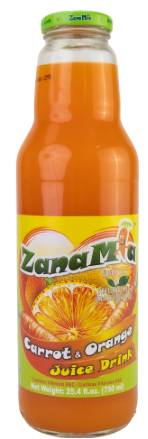 ZANAMIA JUICE CARROT / ORANGE  8/25.4 oz