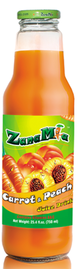 ZANAMIA JUICE CARROT / PEACH 8/ 25.4 oz