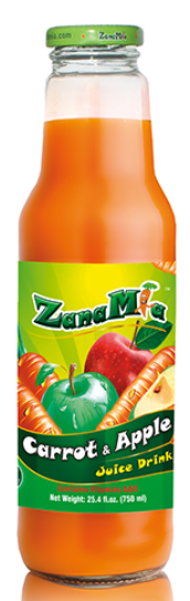 ZANAMIA JUICE CARROT / APPLE  8/ 25.4 oz