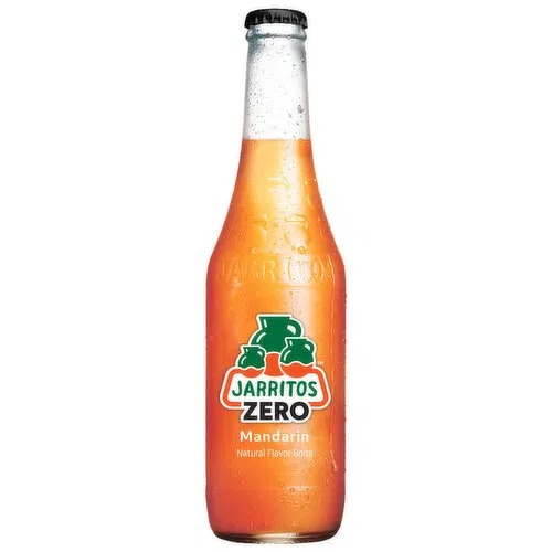 JARRITOS GLS ZERO MANDARIN GLASS 24/12.5 Oz.