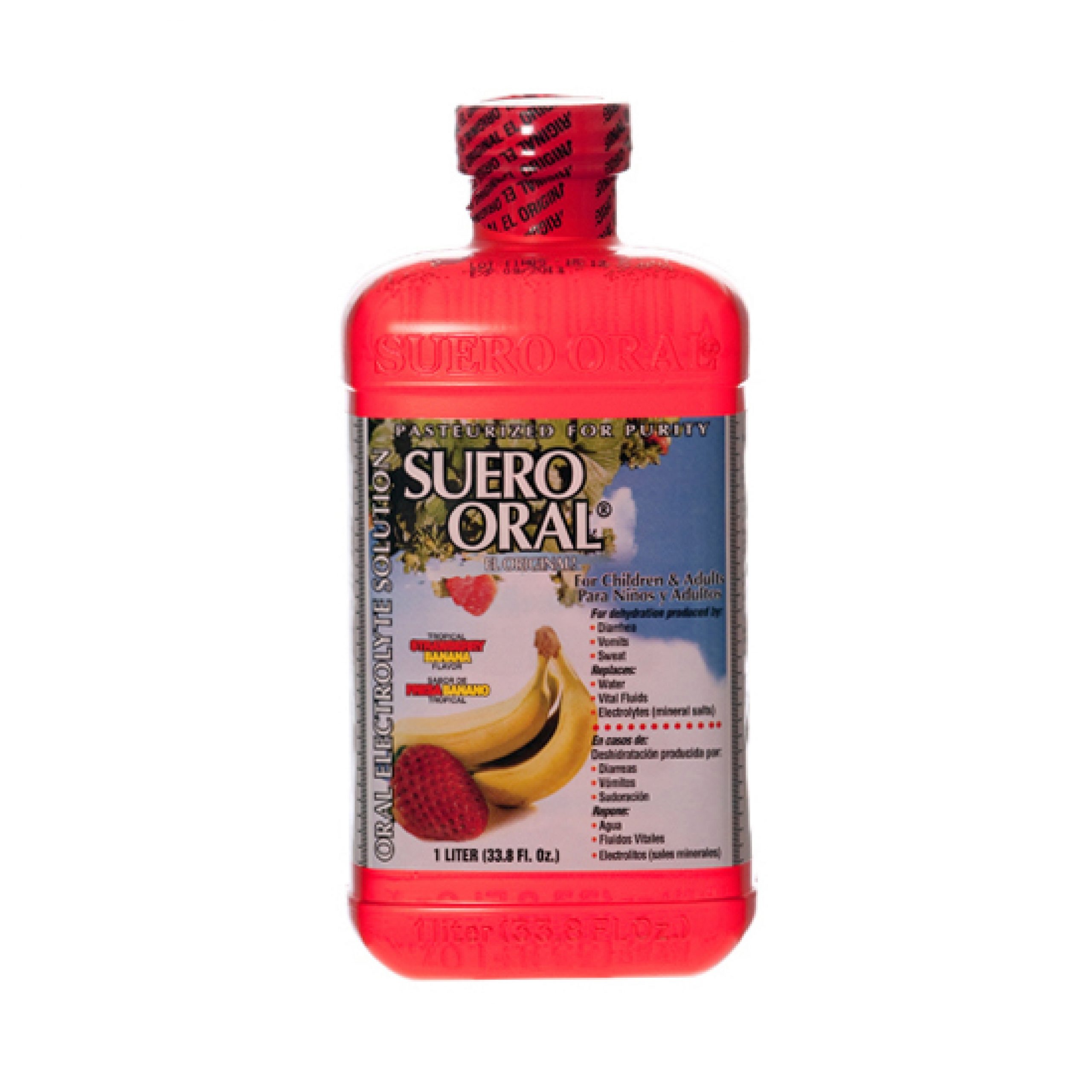 SUERO ORAL STRAWBERRY/BANANA  8/1 LT