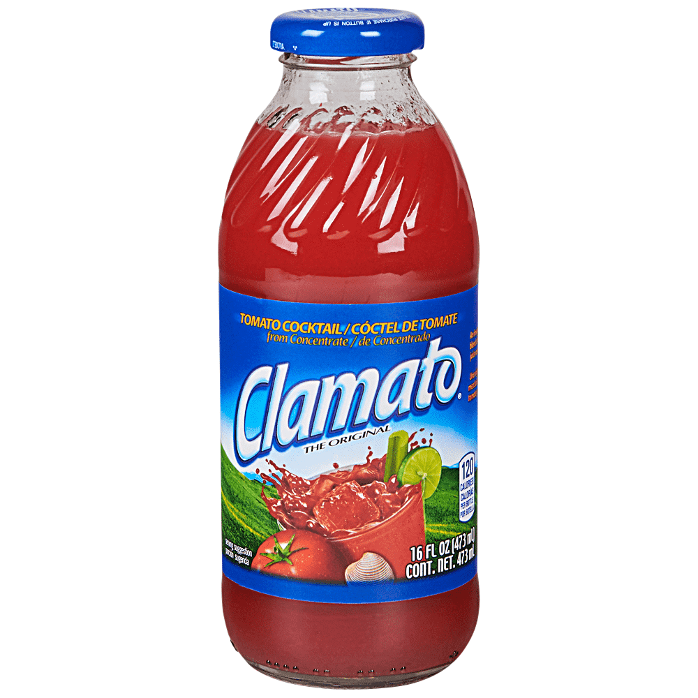 CLAMATO ORIGINAL GLASS  12/16 OZ