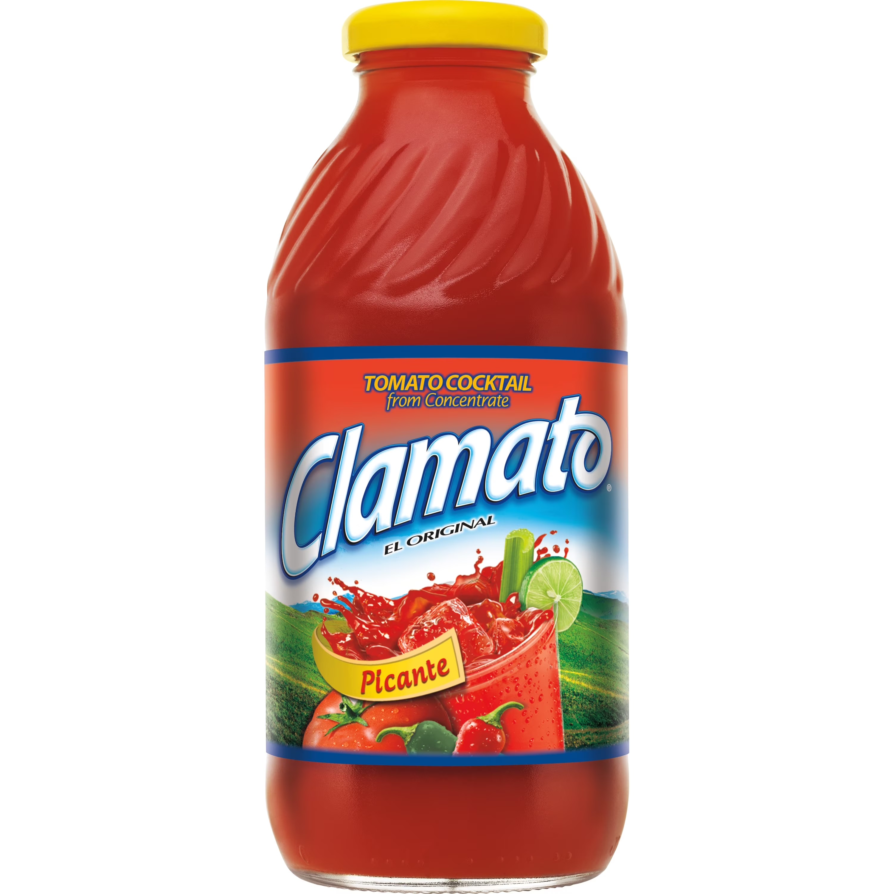 CLAMATO PICANTE GLASS 12/16OZ