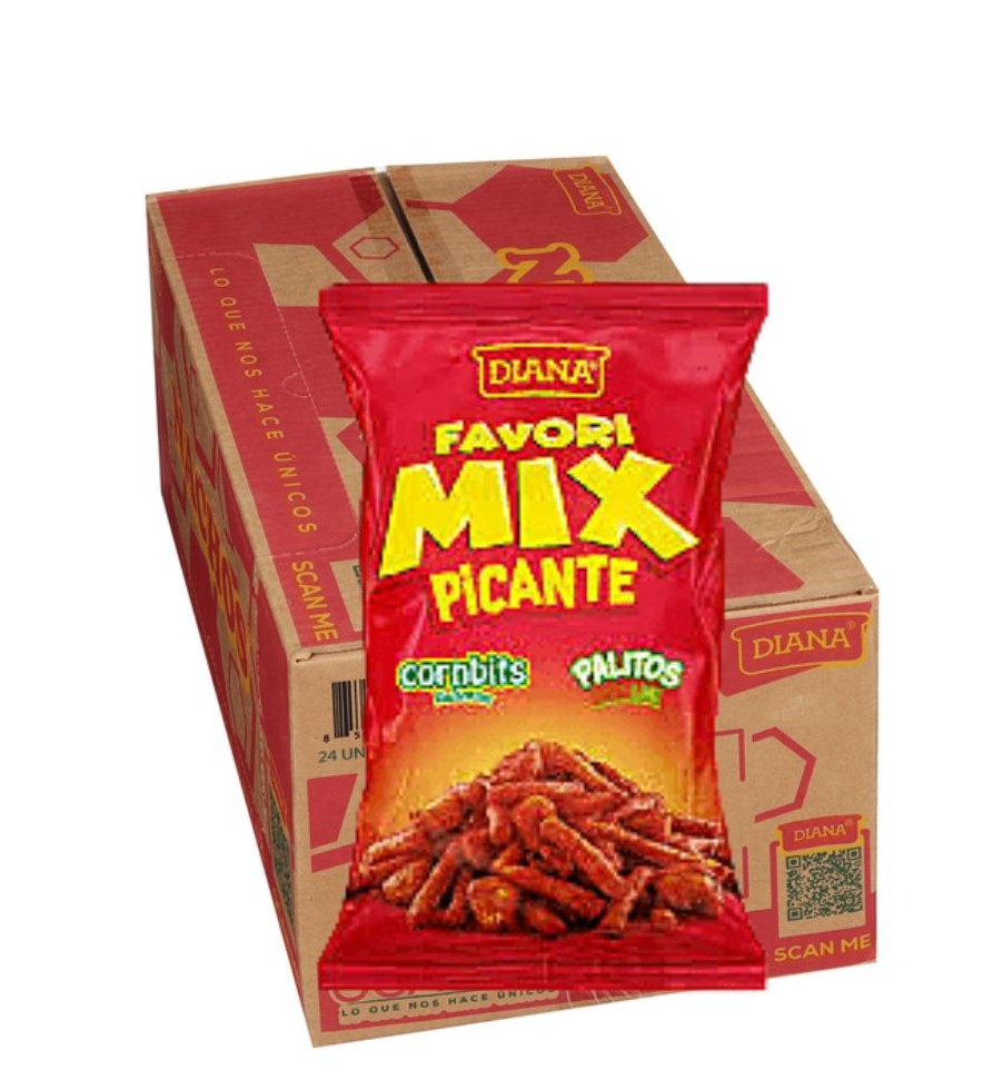 SABRI DIANA FAVORI MIX PICANTE  36/3.9OZ CAJA
