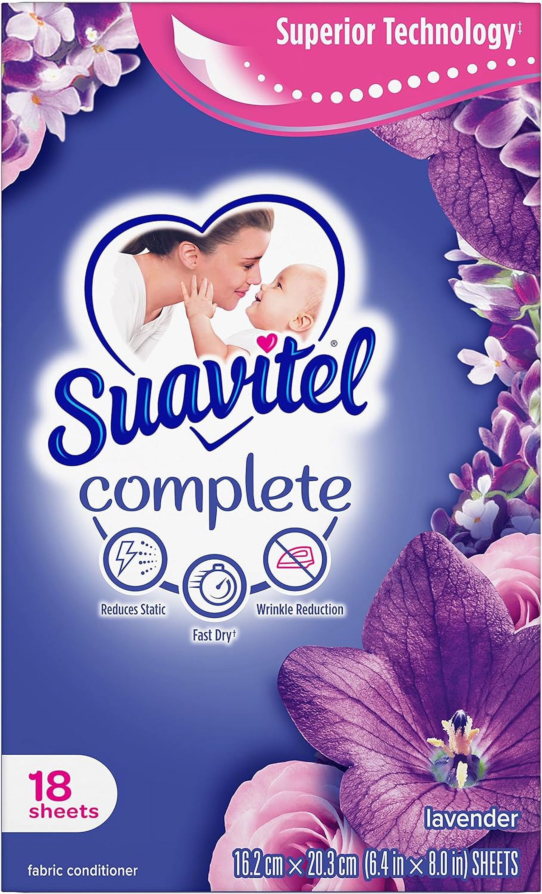 SUAVITEL F DRY SHEET LAVAN 15/18