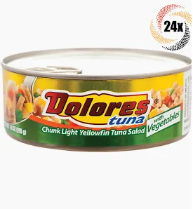 DOLORES TUNA  w/VEGETABLES 24/10 OZ
