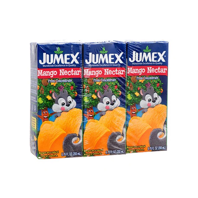 JUMEX MINI BRICK MANG 8/3 PK