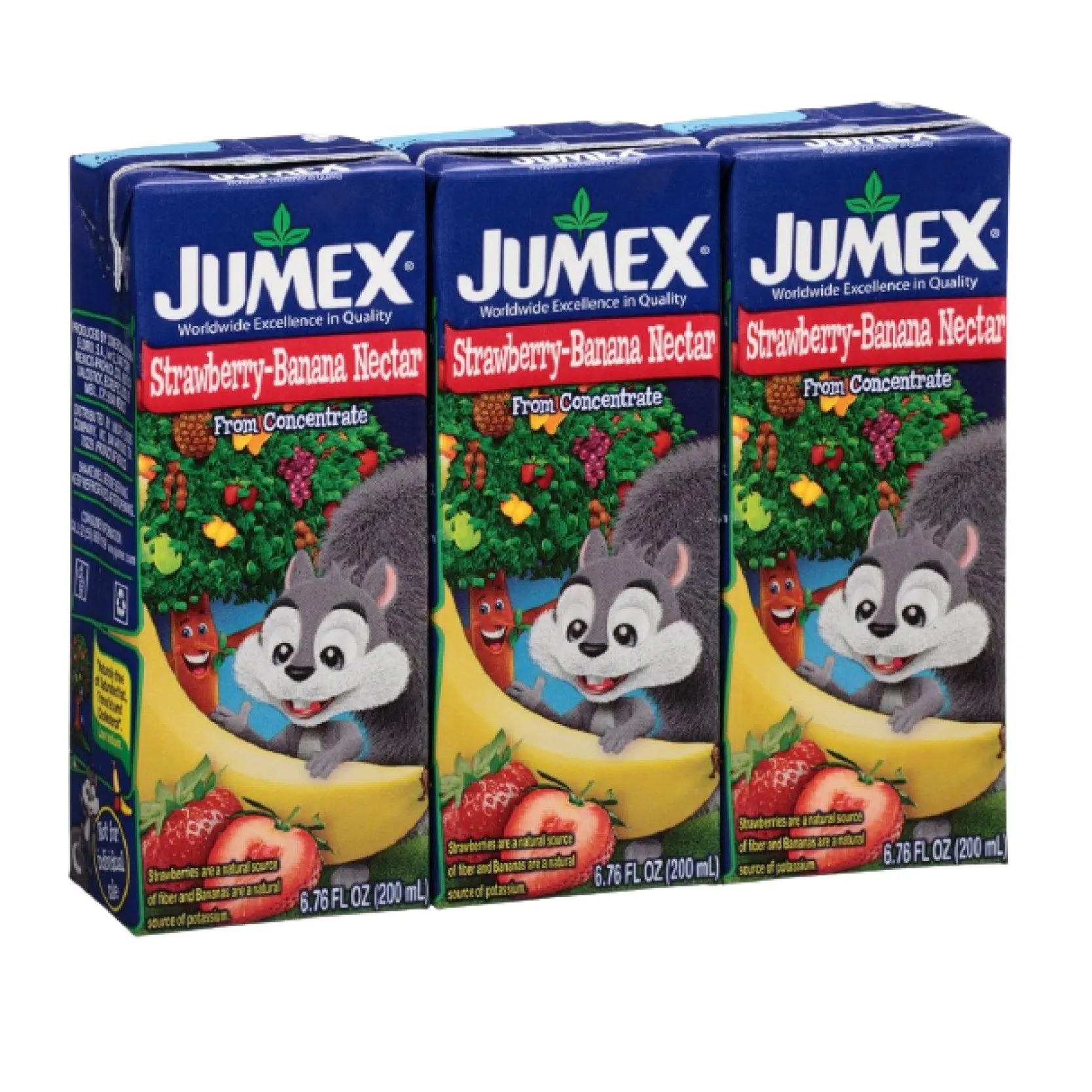 JUMEX MINI BRICK FRE/PLAT 8/3 PK