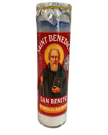 CANDLE CROSS OF THE HOLY FATHER BENITO 14 D 6 CT