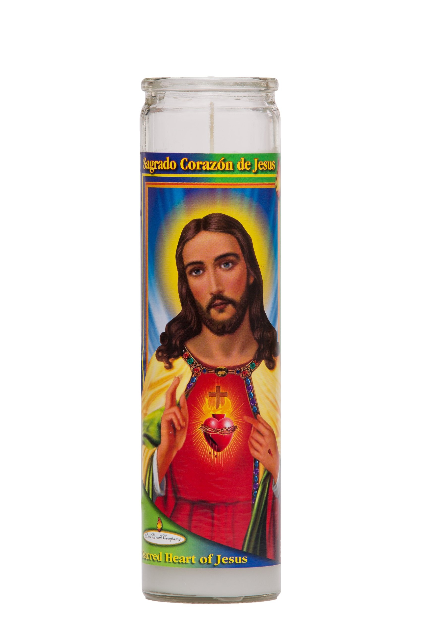 CANDLE SAGR CORAZ JESUS 14 D 6 CT