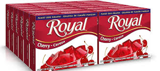 ROYAL GELATIN CHERRY 12/2.82 Oz