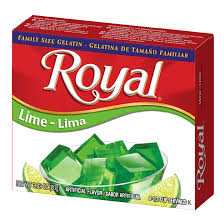 ROYAL GELATIN LIME 12/2.82 Oz