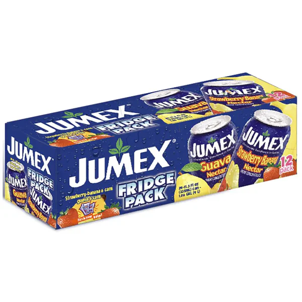 JUMEX  FRIDGE PACK GUAVA STRAWB BAN 2/17.4