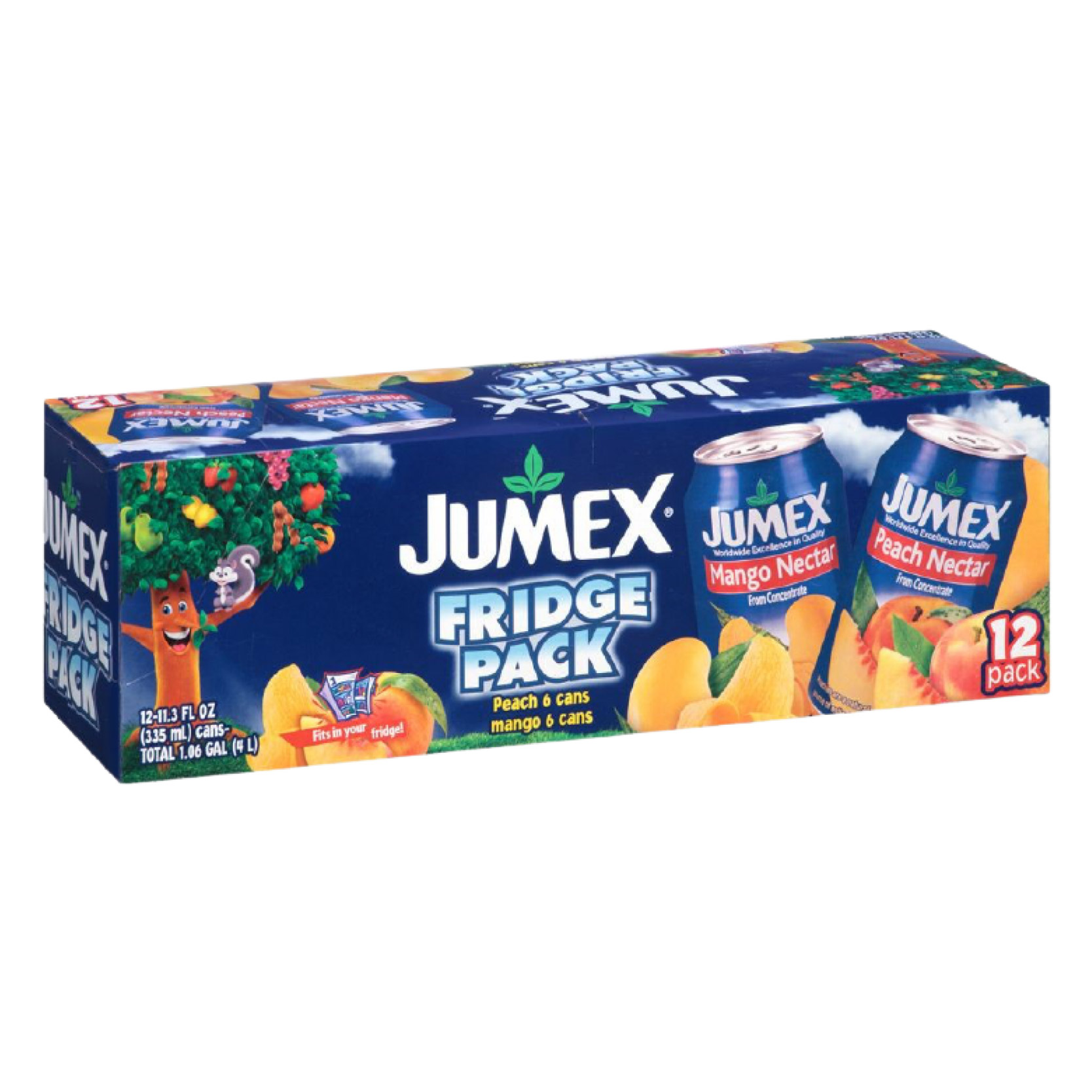 JUMEX FRIDGE PACK MANGO PEACH  12/11.3 OZ