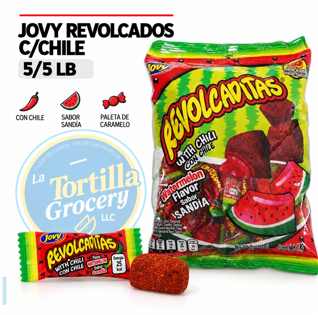 JOVY REVOLCADITA SANDIA 24/100 CT