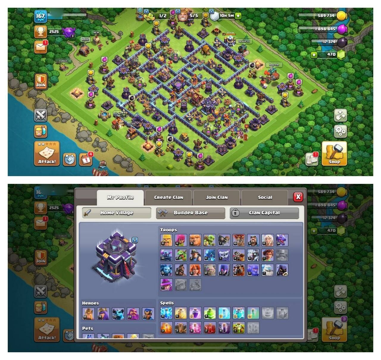 {STRONG ACCOUNT} TH15 SEMI MAX ⚡️4 EPIC EQUIPMENT⚡️XP-167⚡️HERO 56-79-33-28-23⚡️MAGIC ITEMS⚡️OP LAB🚚