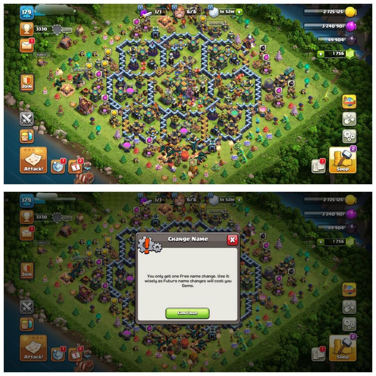 {70% DISCOUNT} TH14 SEMI MAX ⚡️5 EPIC EQUIPMENT⚡️XP-179⚡️HERO 72-78-49-52-30⚡️FREE NAME CHANGE⚡️MAGIC ITEMS⚡️OP LAB⚡️