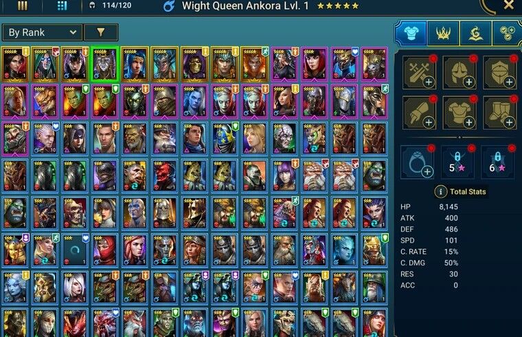 Bad-el-Kazar + Wight Queen Ankora + Ninja + Alice + 18000 energy + 8m silver + Multi – Battle