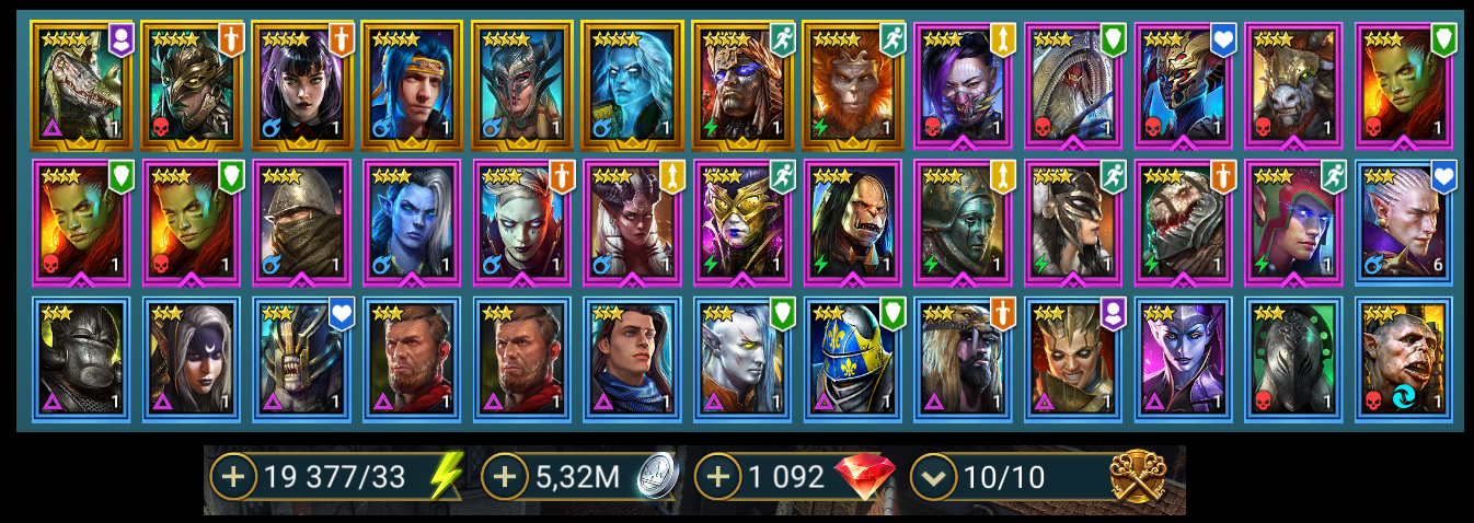 PHEIDI TEALCREST+ROTOS+NINJA 5 LEGENDARIES + 256 DAYS REWARD