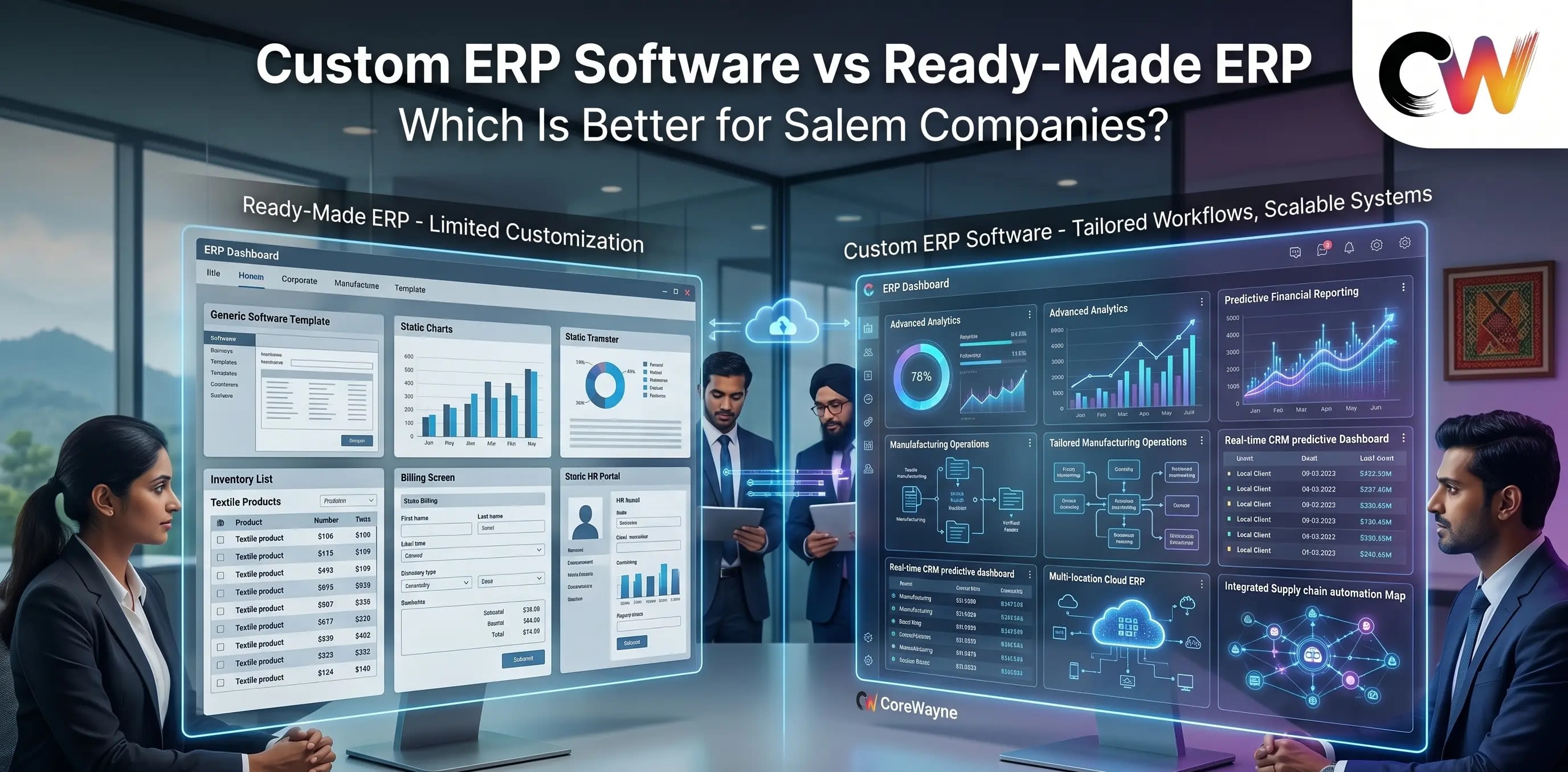 Custom ERP Software vs Ready-Made ERP: Which Is Better for Salem Companies?