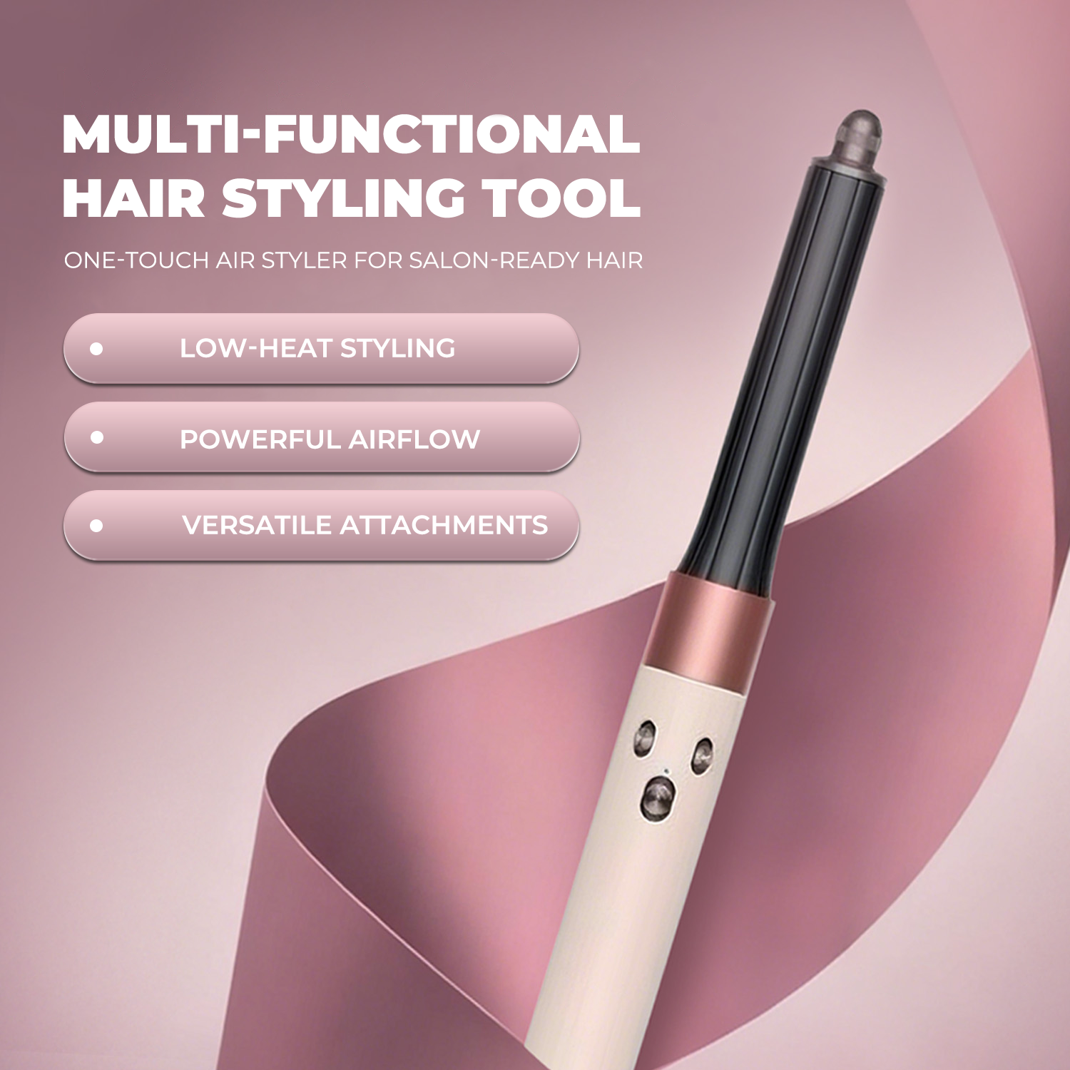 DRYON Airwrap Multi-Styler - Coanda Technology for Curling, Straightening & Volumizing