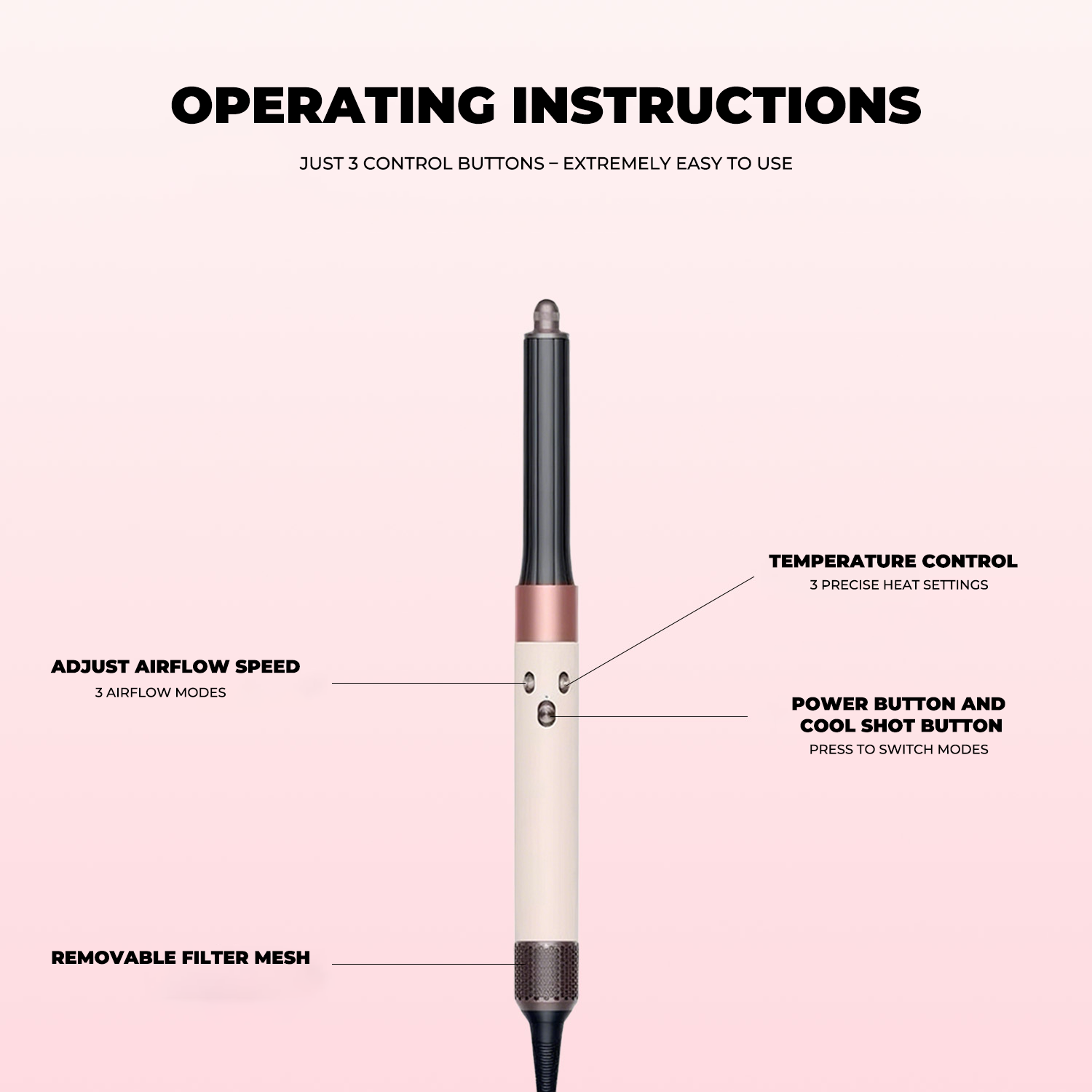 DRYON Airwrap Multi-Styler - Coanda Technology for Curling, Straightening & Volumizing - Image 8