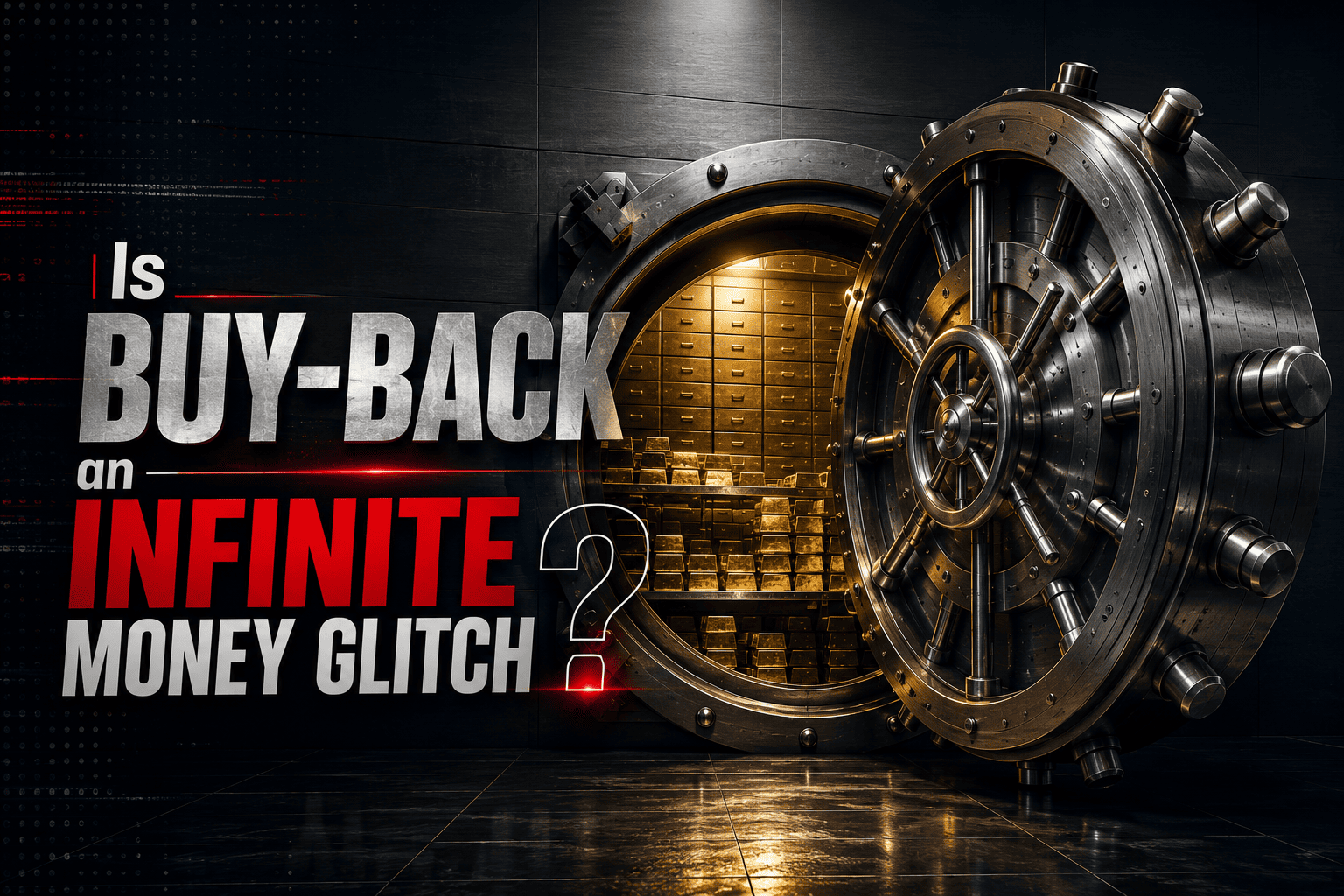 Is Buy-Back an "Infinite Money Glitch"?