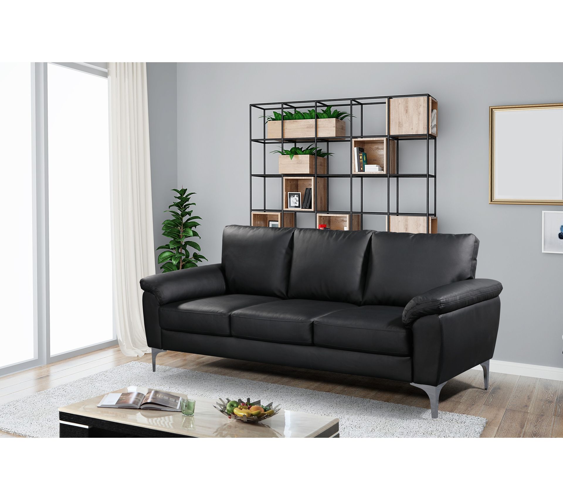 Daybed modulable en chêne gris bleu Grid - Petite Friture