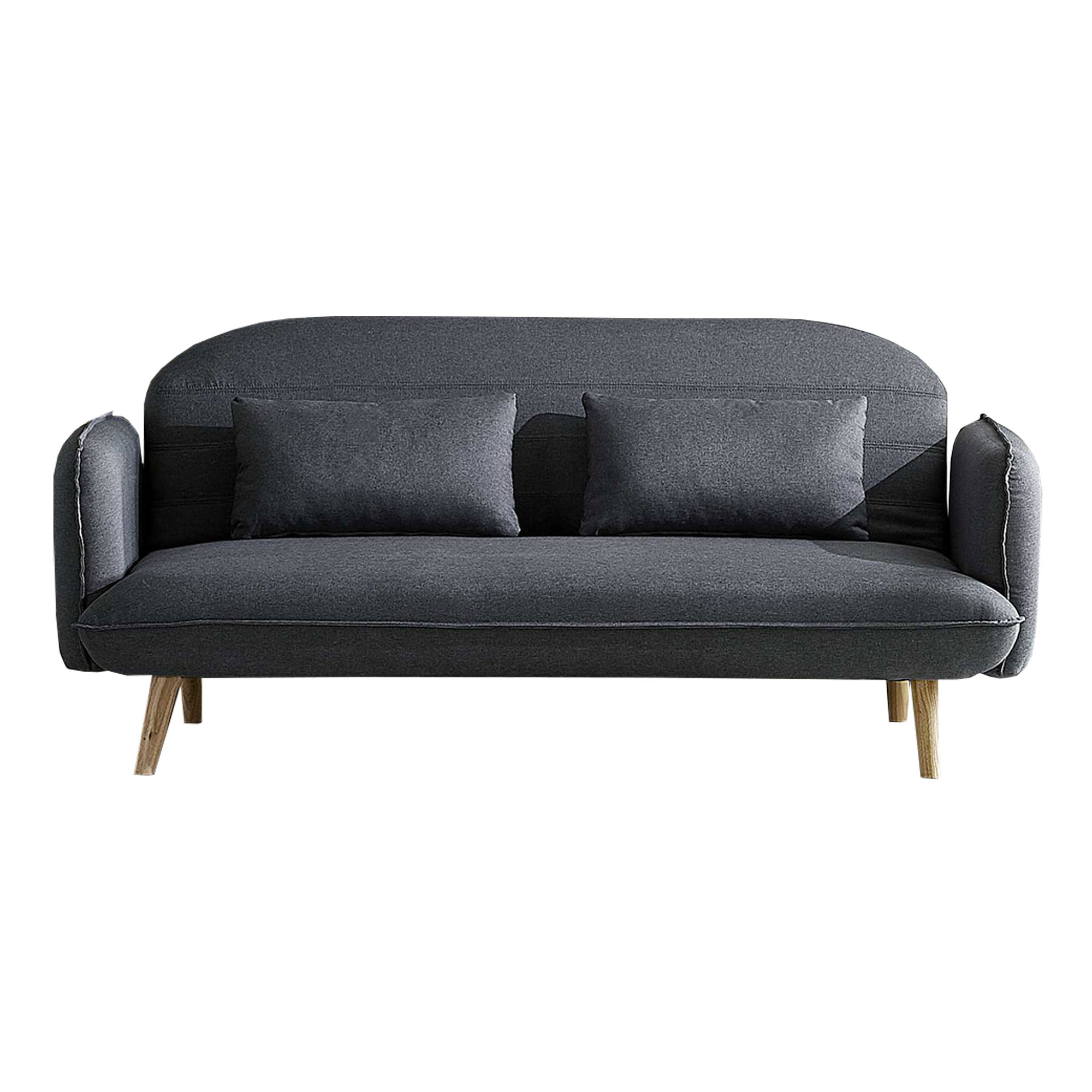 Canapé convertible 3 places gris