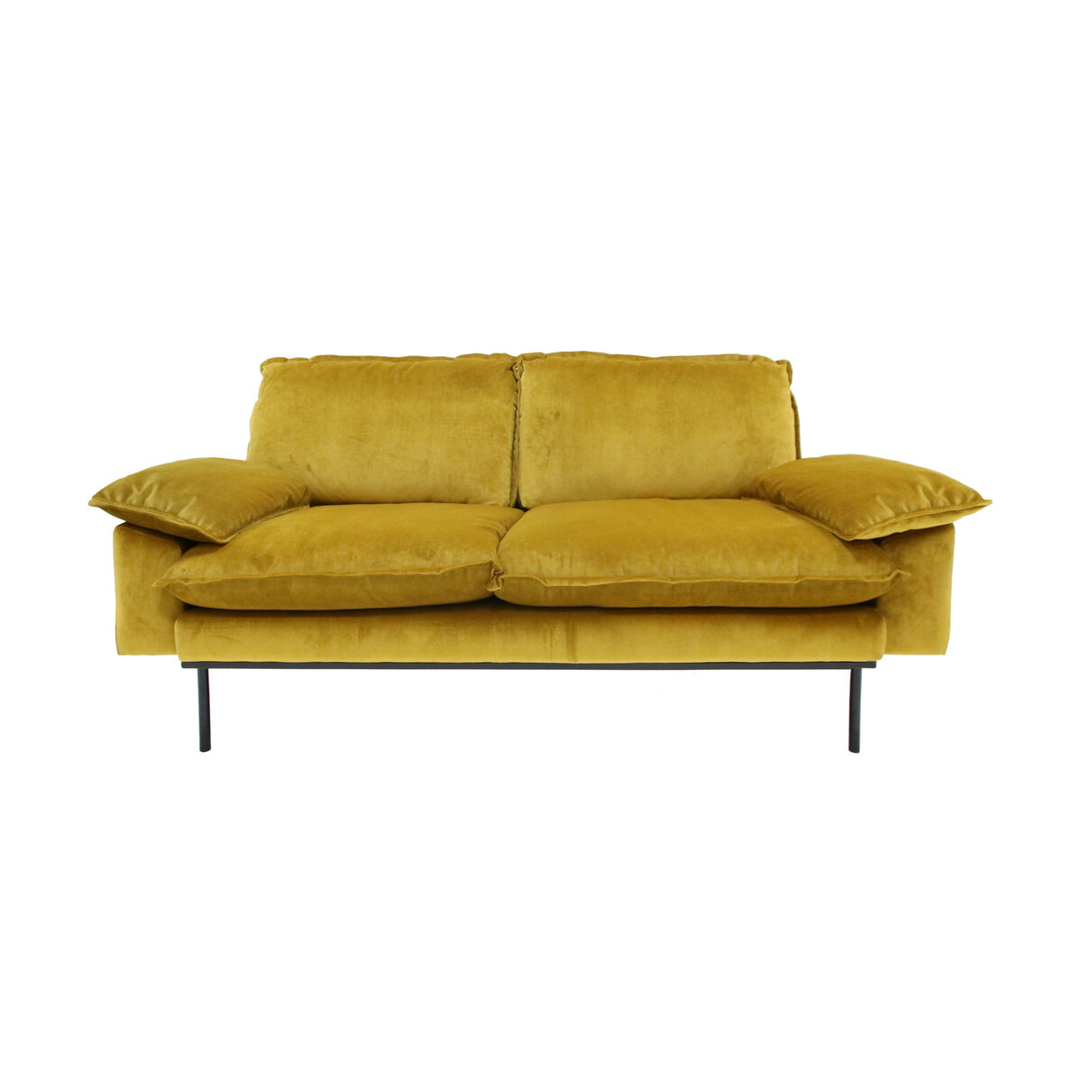Canapé 2 places ocre Retro - HKliving