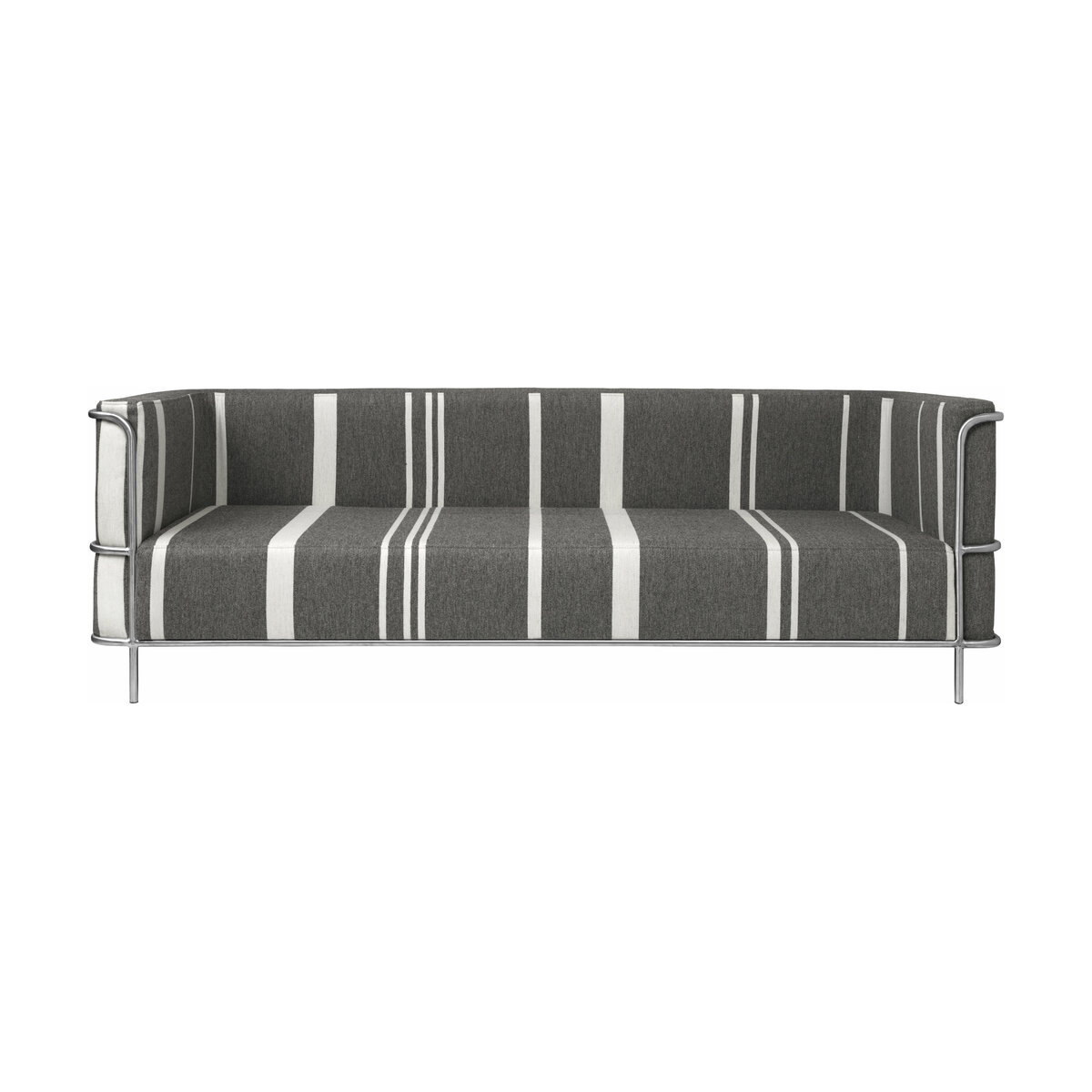 Canapé 3 places gris et blanc Modernist - Kristina Dam Studio